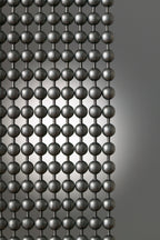 Dungeon Round metal ball chain hanging vertically